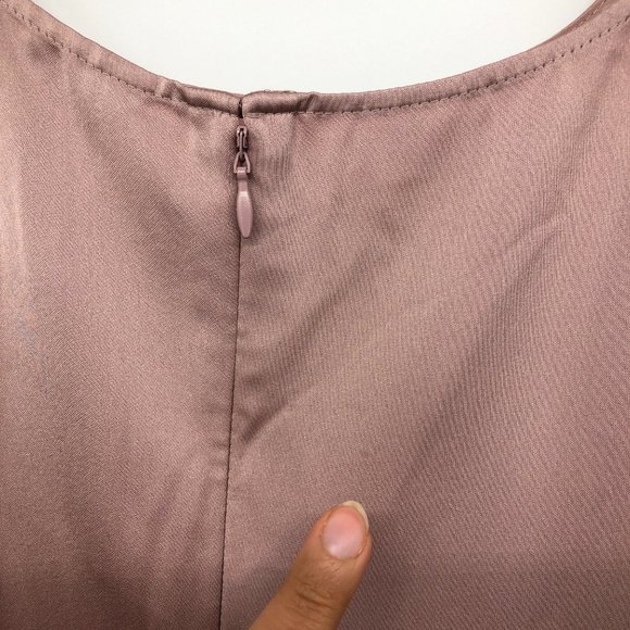 Club Monaco Asymmetrical Dress in Blush Pink - Picture 14 of 16